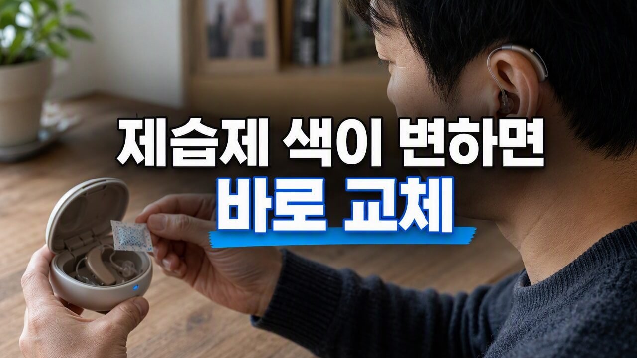 보청기 건조통 제습제 교체 주기와 습기 관리가 안 될 때 나타나는 증상