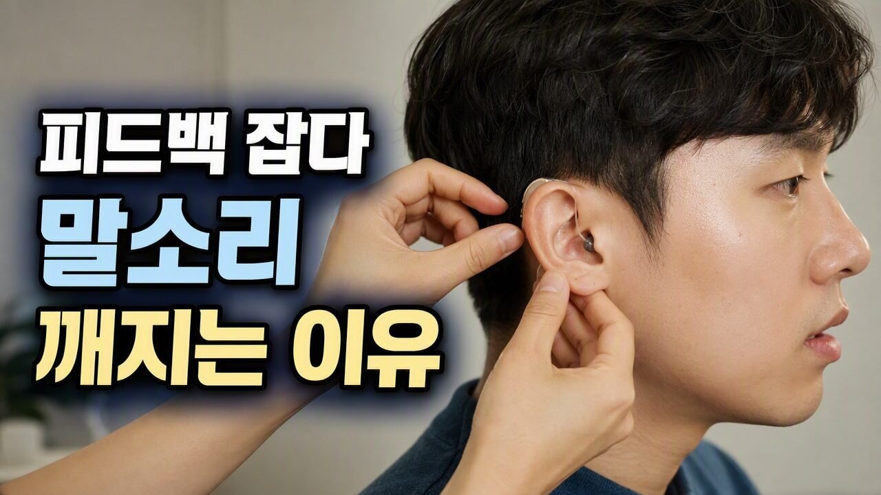 보청기 피드백 제거 기능 작동 시 고음역 말소리가 왜곡되는 원인
